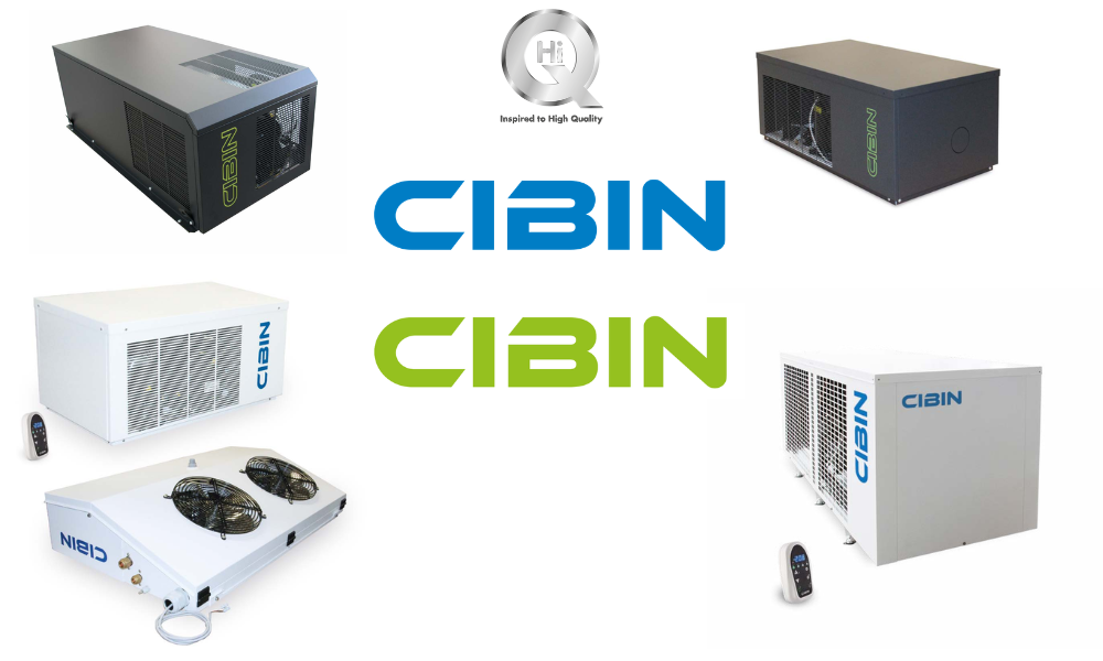 Gama de maquinaria frigorífica CIBIN: monobloques, split y unidades condensadoras